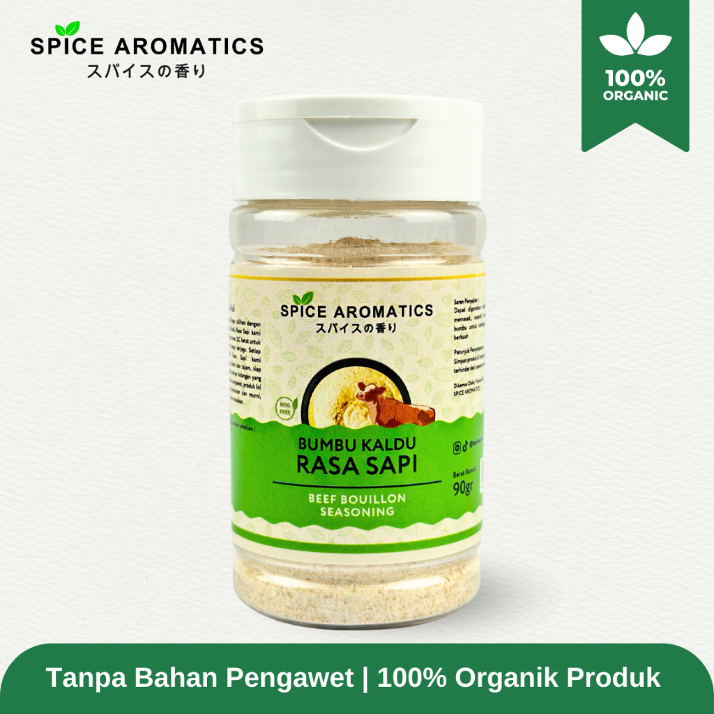 

SPICE AROMATICS Kaldu Sapi Non MSG / Beef Bouillon Seasoning Premium Quality