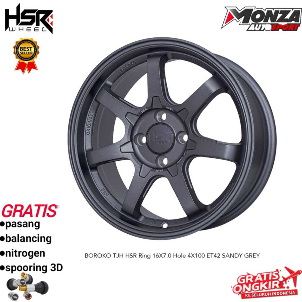Pelek mobil TE37 R16 vios,yaris,jazz,baleno,city,mobilio,freed dll Hsr Boroko Tjh