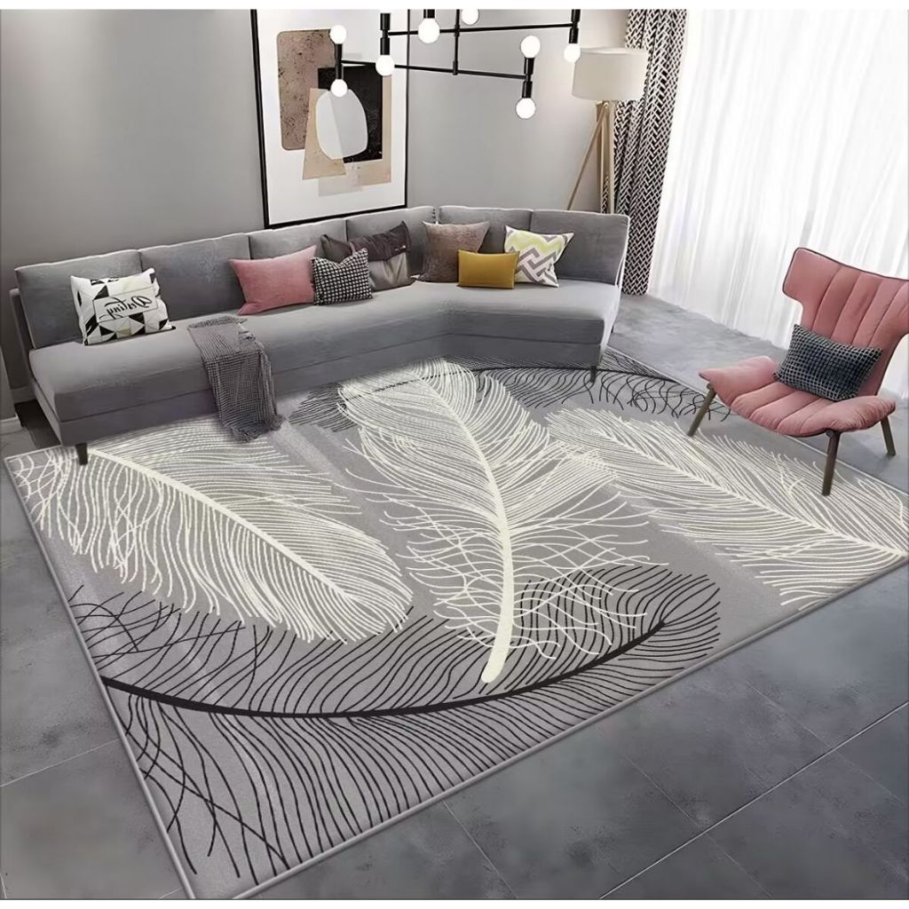 Karpet Karet Lantai Karpet Anti slip Karpet alas karet Karpet Rumah Ruang Tamu Karpet Minimalis