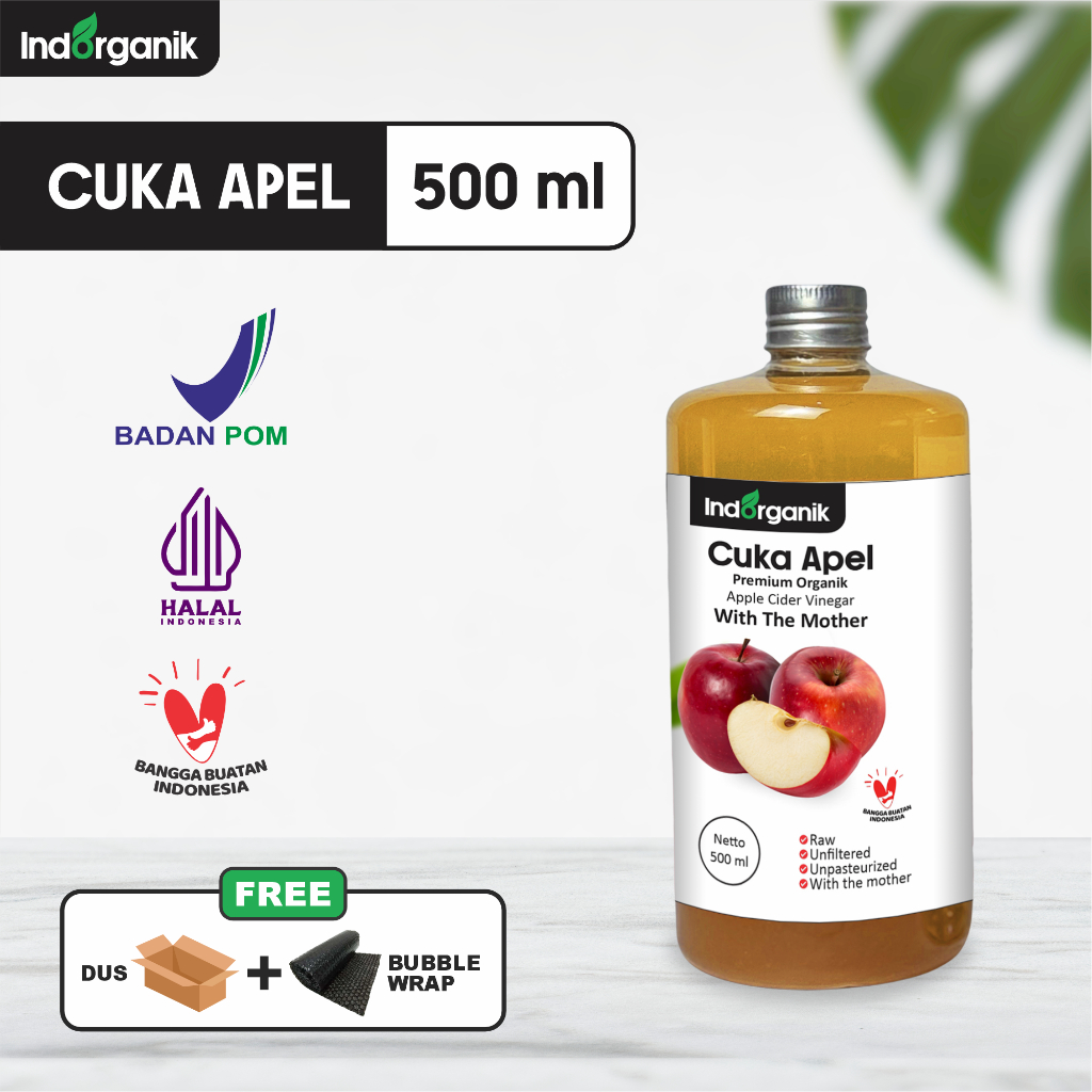 

Indorganik Cuka Apel Original 500 ml