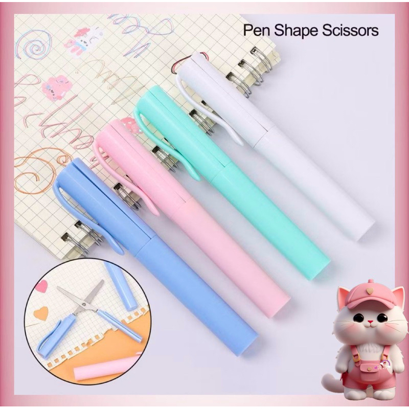 

N75 Gunting Mini / Saku / Lipat / Pulpen / Portable / Pen-Type / Pocket Scissors