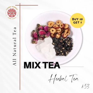 

Premium Teh Herbal Mix Gojiberry Hitam kici Rose Angco Gula Batu Sachet