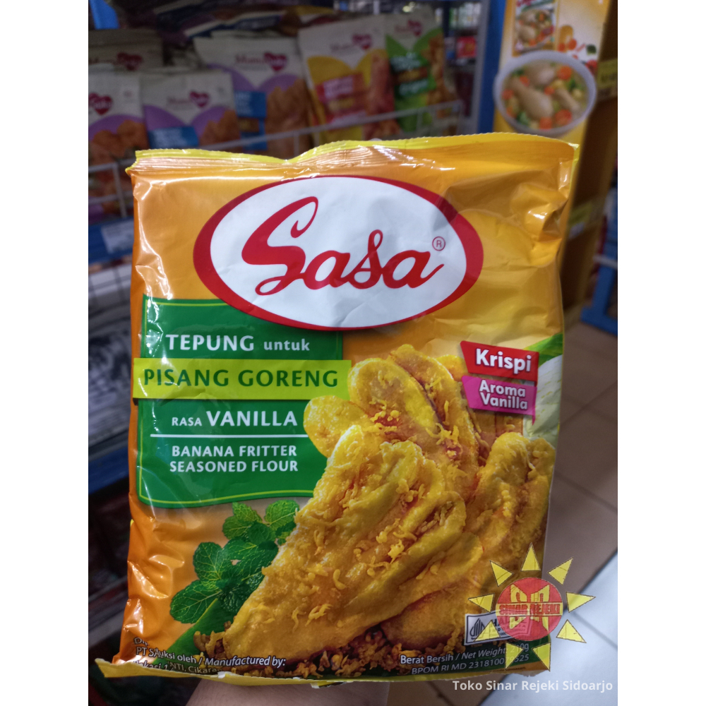 

Sasa Tepung Pisang Goreng Rasa Vanilla 210 gram