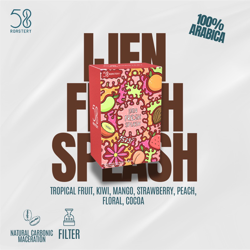 

Kopi Arabika Ijen Fresh Splash-Ijen Carbonic Maceration Natural 150gram (Single Origin)