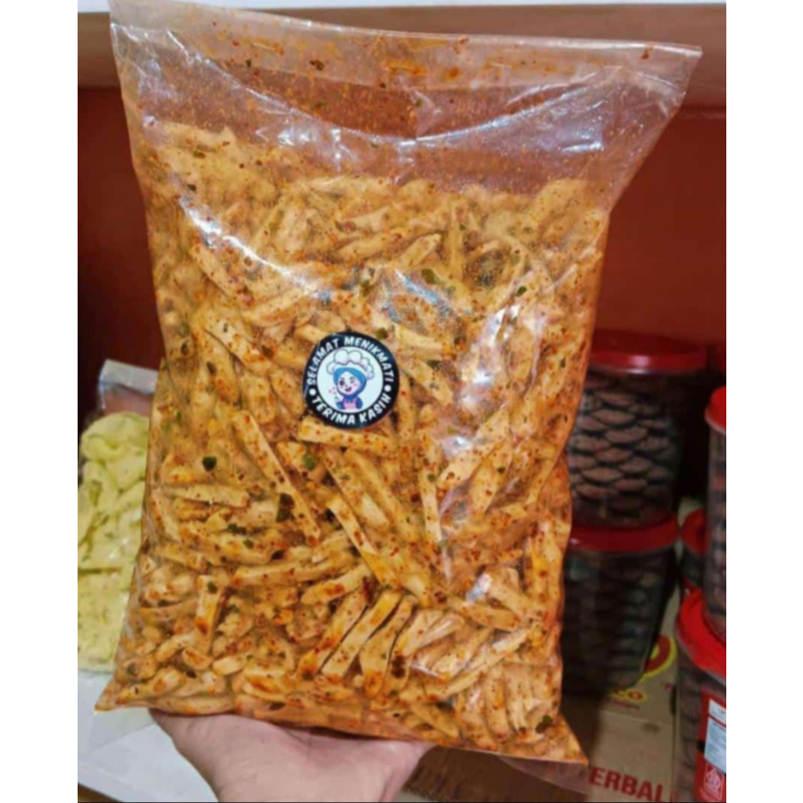 

Basreng Pedas Daun Jeruk /Original Daun Jeruk Khas Cemilan Pizma