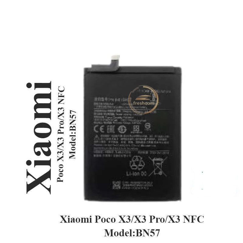Baterai Original Xiaomi POCO X3 NFC BN-57 BN57 BN 57