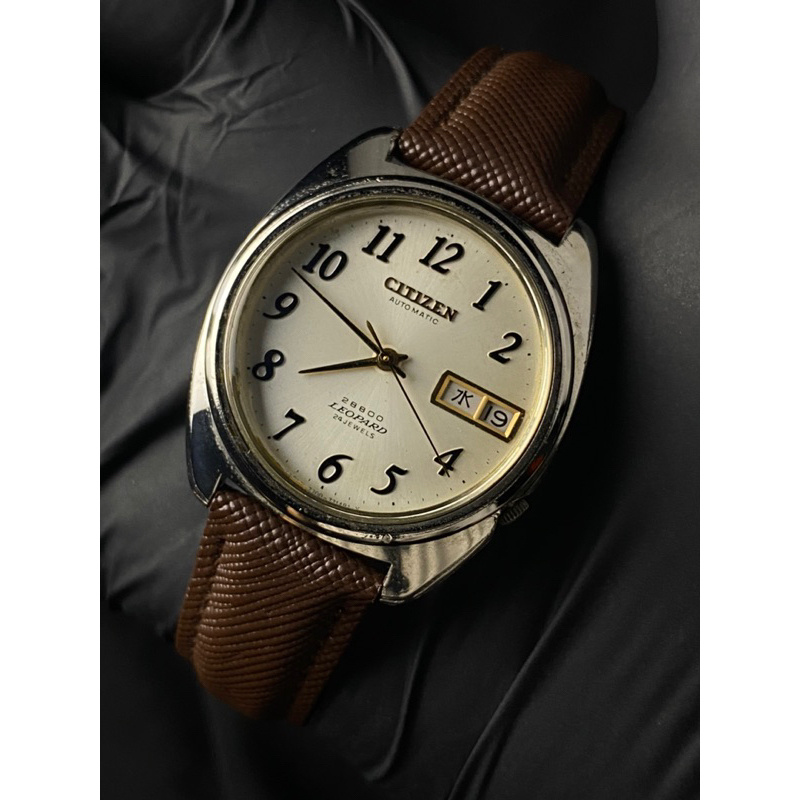 Citizen Leopard 4-720326 Breguet Index White Dial Made in Japan Automatic