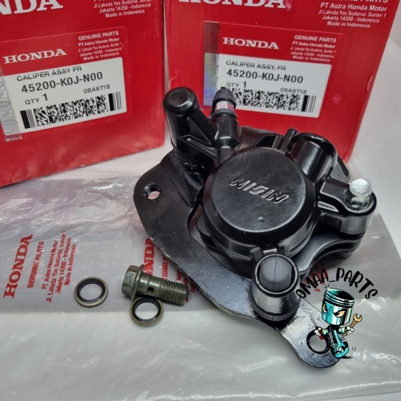 KALIPER PALA BABI DEPAN GENIO BEAT NEW LED 2020 VARIO 150 NEW LED HONDA K0J  NISSIN