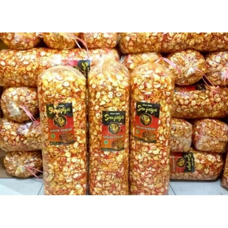 

Kerupuk seblak kencur bal