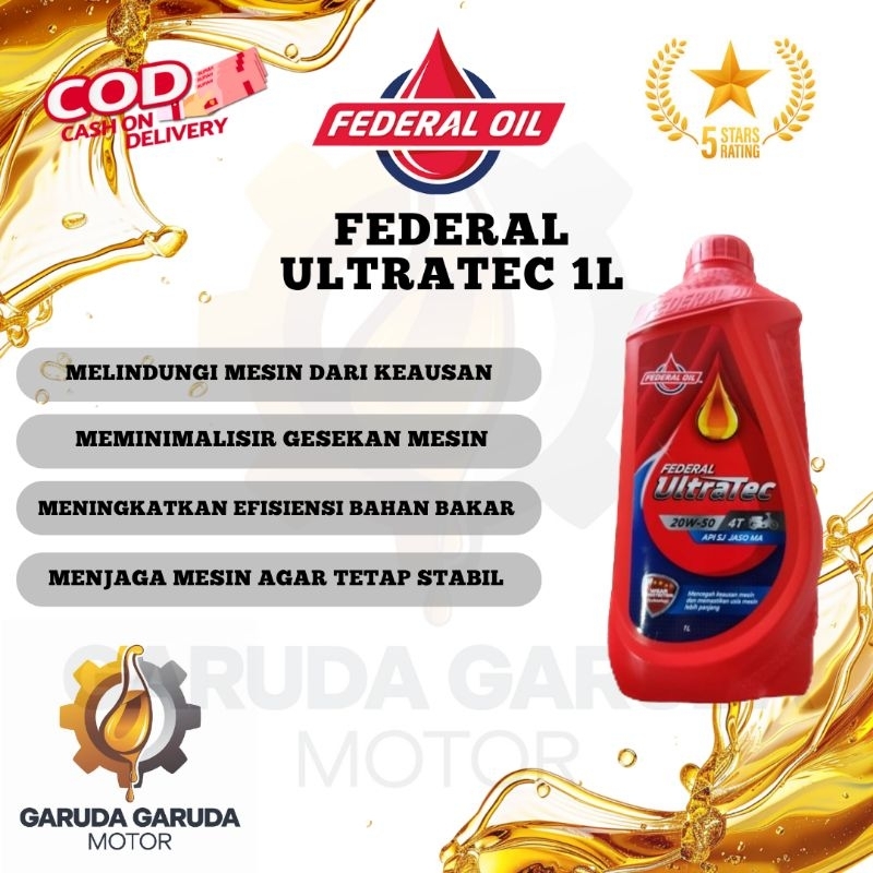 Oli Federal Ultratec 1 Liter 20W-50