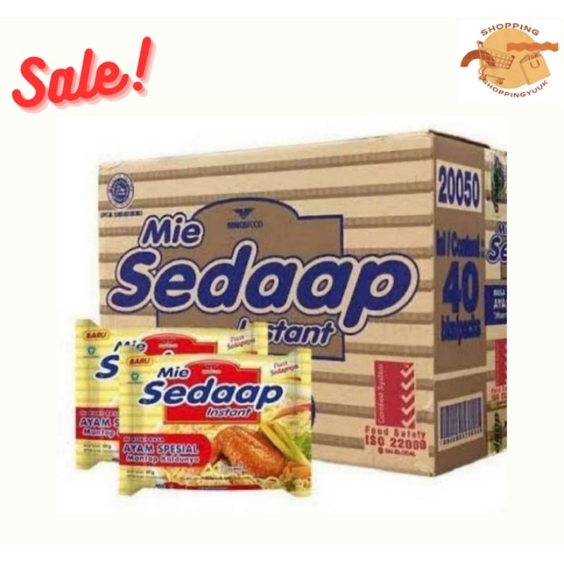 

Sedaap Mie Ayam Spesial (69 g/40 pcs/karton)