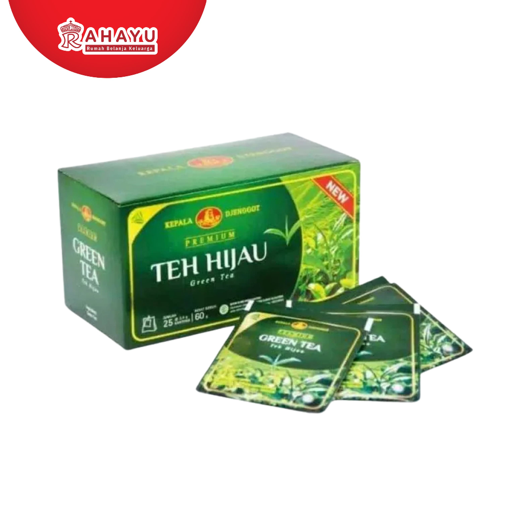 

TEH HIJAU PREMIUM KEPALA DJENGGOT 25 KANTONG 60GR