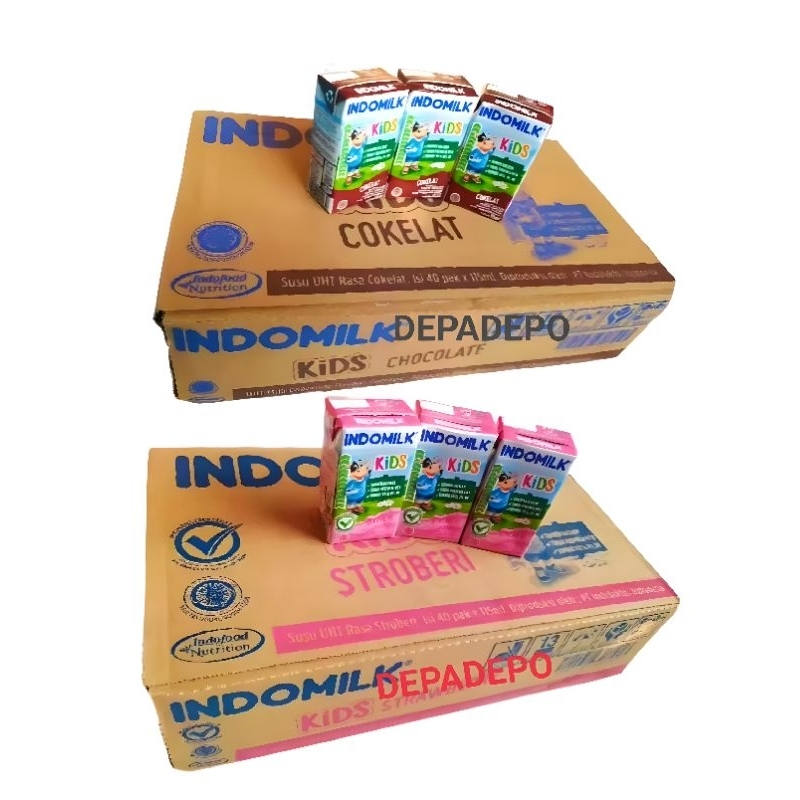 

INDOMILK Kids Susu UHT 115ml x 40 pcs - 1 Dus