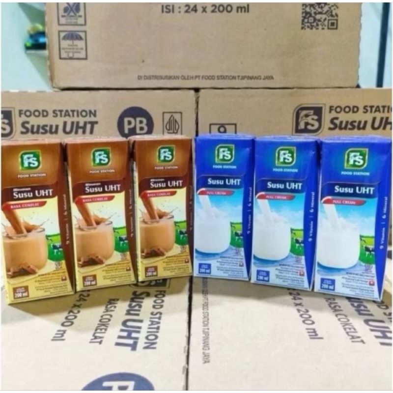 

Susu UHT food station isi 24pcs