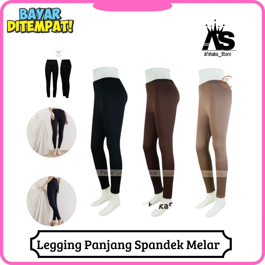 Legging Panjang Spandek Premium Tebal Jumbo