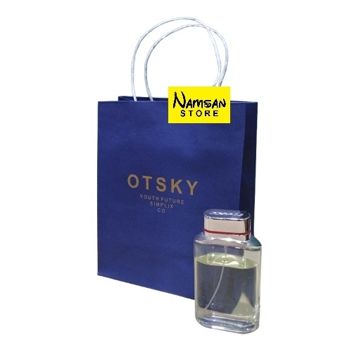 

Paper bag kado Otsky Small biru tas hampers hadiah ulang tahun