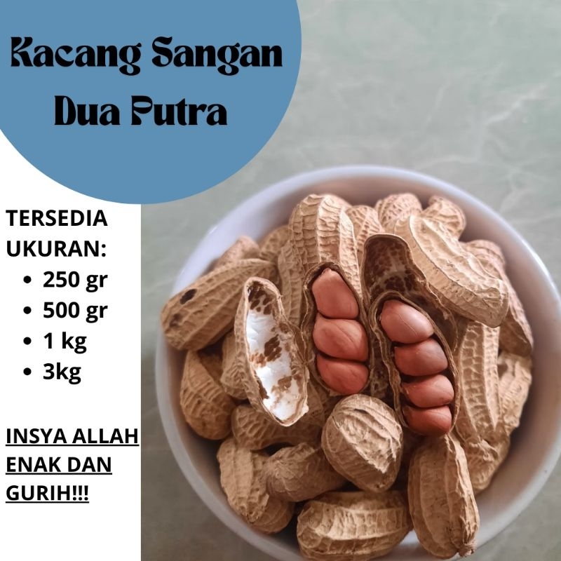 

Kacang Kulit Sangan/Bakar 3kg, 1kg, 500gram, 250gram