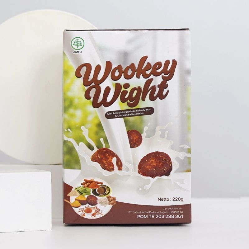 

Wookey Weight - Susu Penggemuk Badan Alami TInggi Protein 220gr Asli BPOM