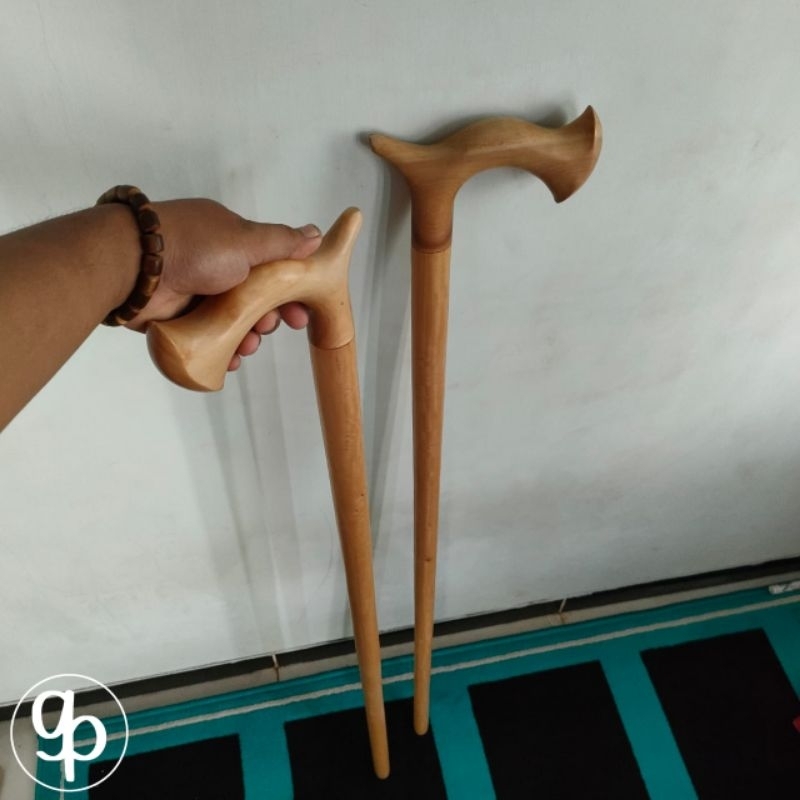 TONGKAT JALAN 1 METER TONGKAT JALAN KAYU CENDANA WANGI