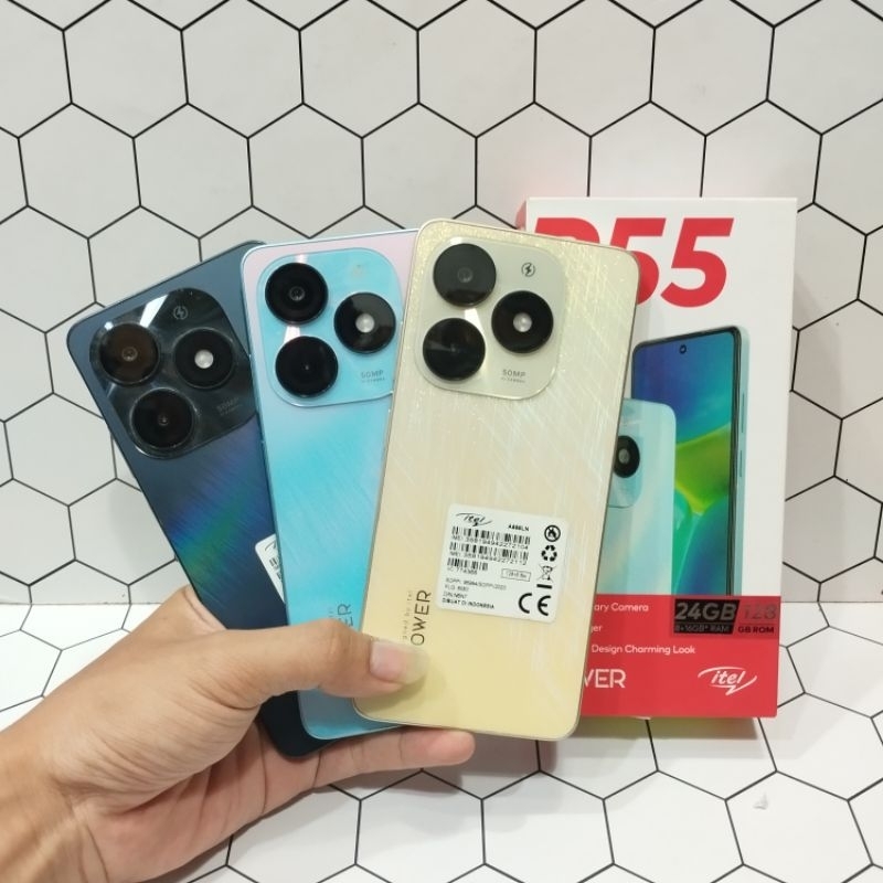 Itel P55 NFC 8/256GB Hp Second Fullset Original Bergaransi