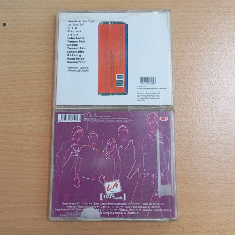 2 Kaset CD Audio untuk KolPri Artist Cokelat album Rasa baru dan Dari hati