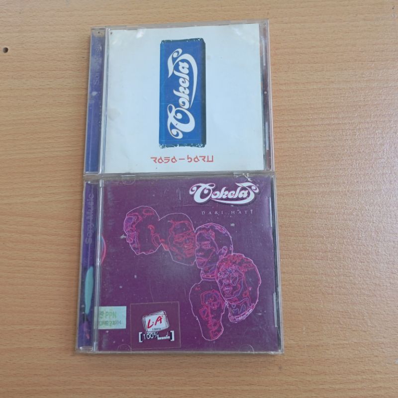 2 Kaset CD Audio untuk KolPri Artist Cokelat album Rasa baru dan Dari hati