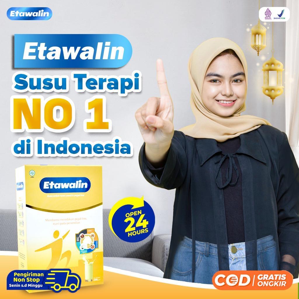 

PROMO (1 BOX) - Etawalin Susu Etawa Herbal Nyeri Sendi 1 Box BPOM HALAL