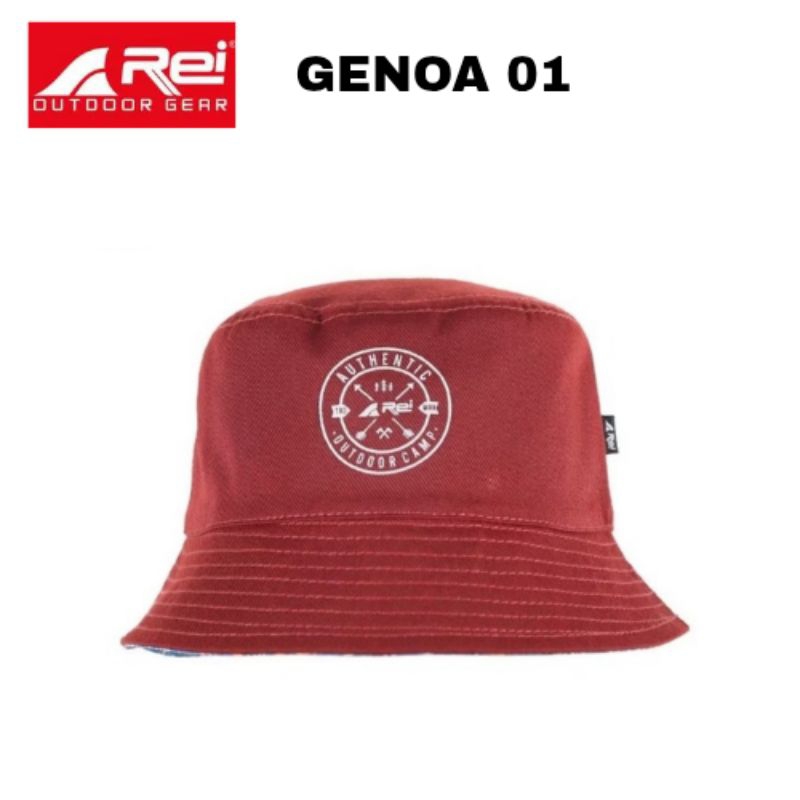 Topi Bucket Rei Topi Rimba Rei Genoa 01 Original