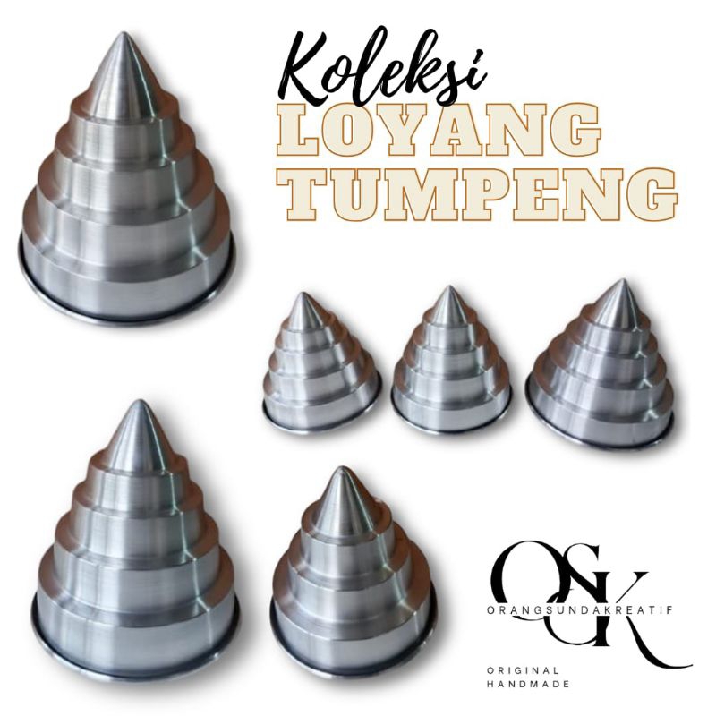 cetakan tumpeng susun / loyang tumpeng susun / cetakan tumpeng /loyang tumpeng