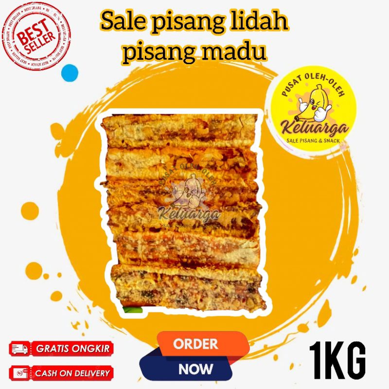 

Sale Pisang Lidah Press Original Kemasan 1kg Manis Goreng