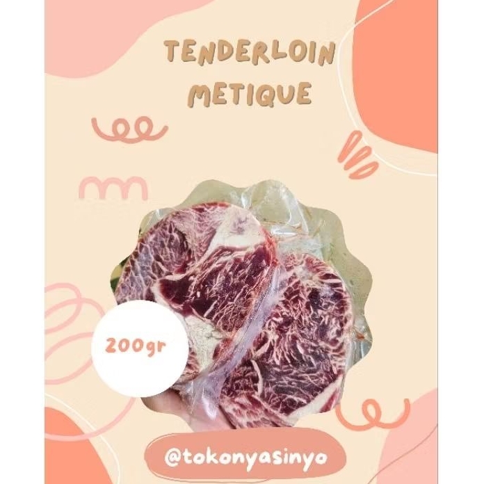 

TENDERLOIN STEAK MELTIC 200GR | WAGYU MELTIC TENDERLOIN | WAGYU ROUND TENDERLOIN