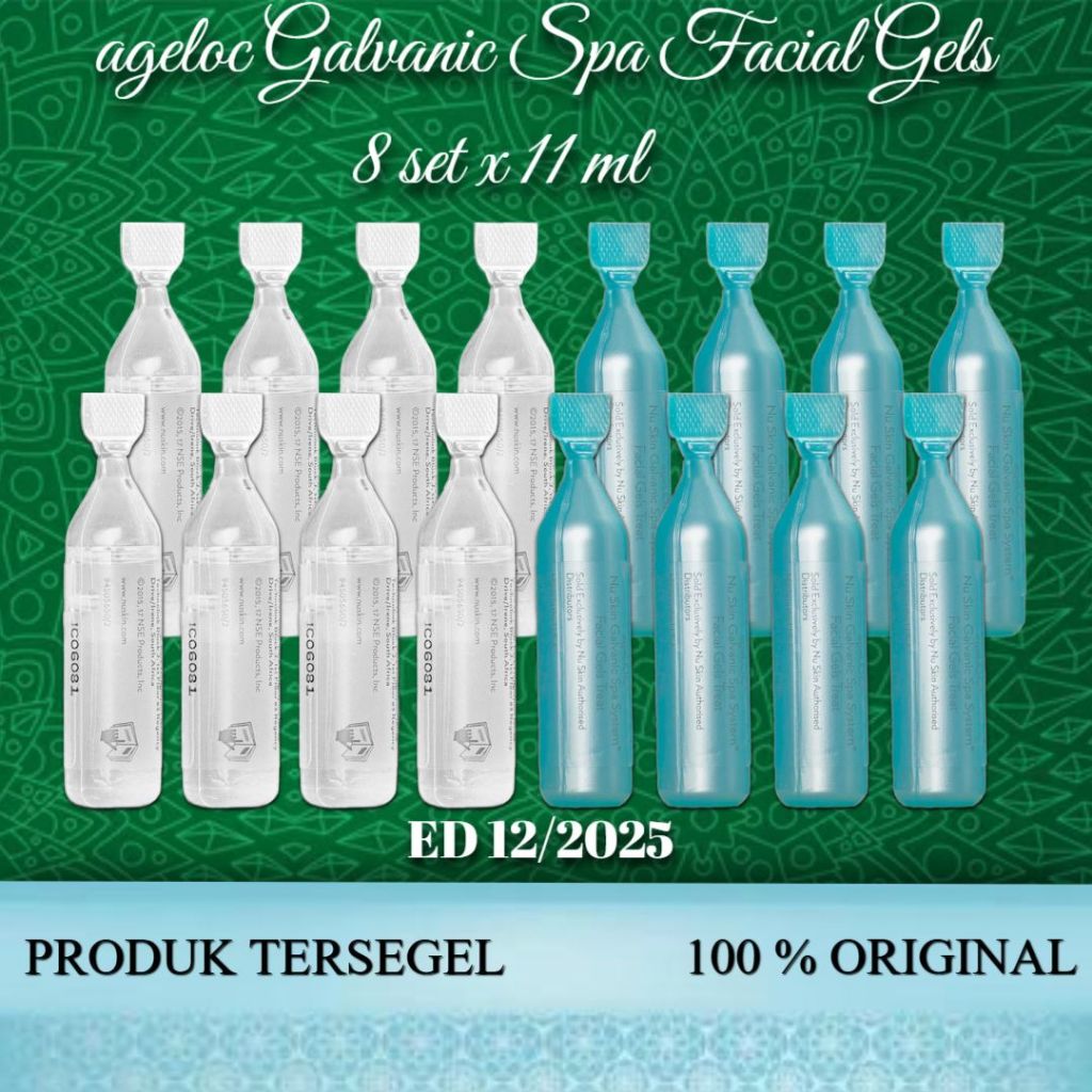 Serum Galvanic Spa NU SKIN Facial Gel CURAH dan BOX – Serum Galva Galpanic Spa Wajah / Serum Putih B