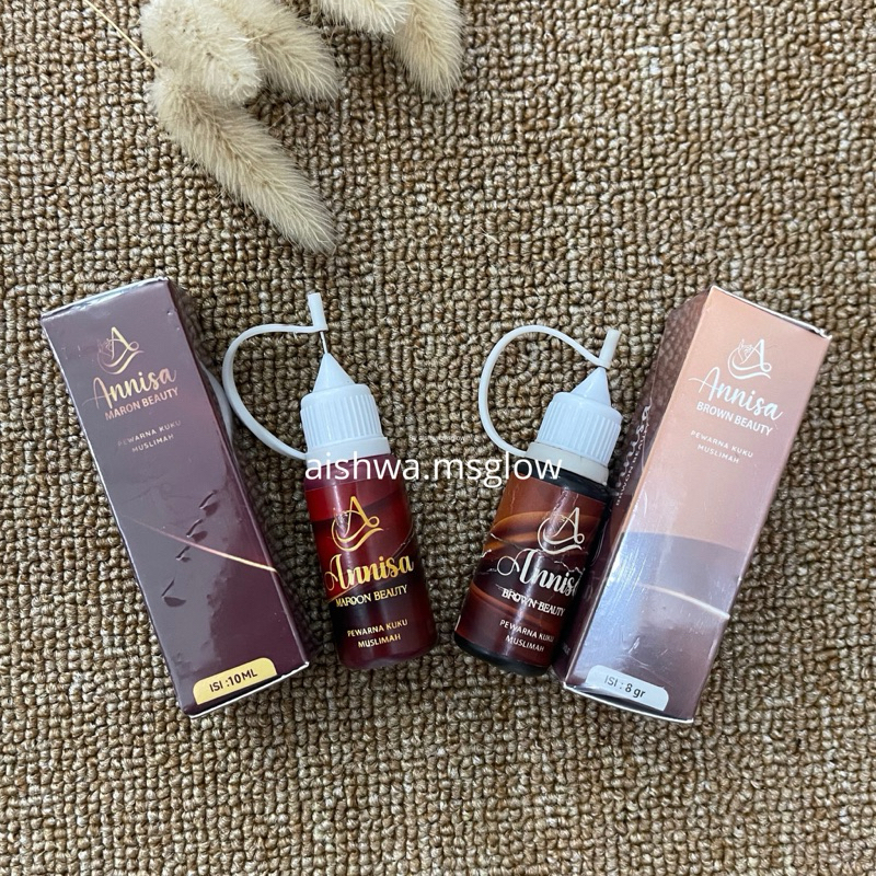 Henna NEHA BPOM Halal untuk Tangan & Kuku, Warna Maroon Merah Coklat - Pacar Kuku