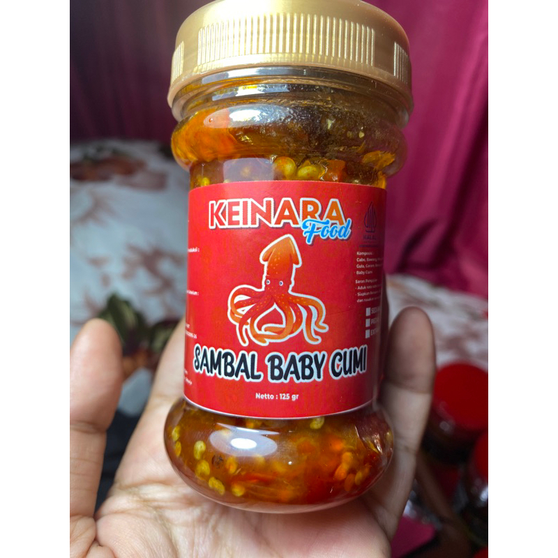 

SAMBAL BABY CUMI 125gram - keinara food
