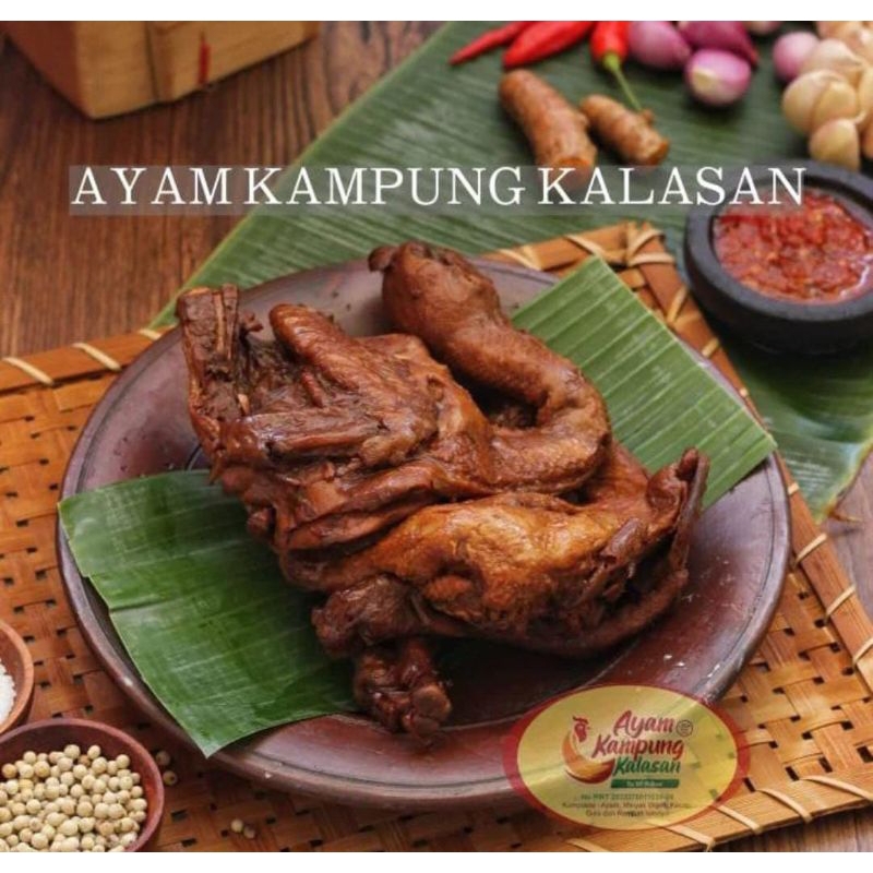 

Ayam Kampung kalasan plus sambal bawang