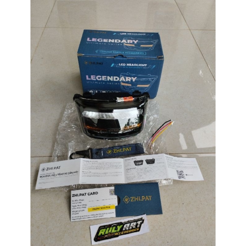 Reflektor zhipat wave 110 / headlamp zhi pat wave 100 / LED headlight wave 110s / lampu depan zhipat