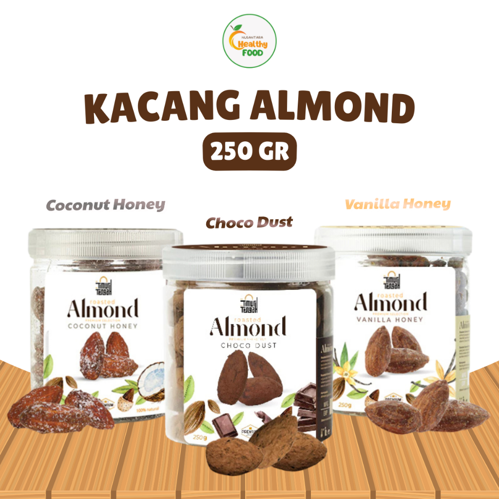 

Kacang Almond Timur Tengah 250 gr Original Premium