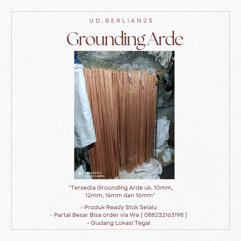 Grounding Listrik / Arde / Grounding Arde Listrik TERMURAH