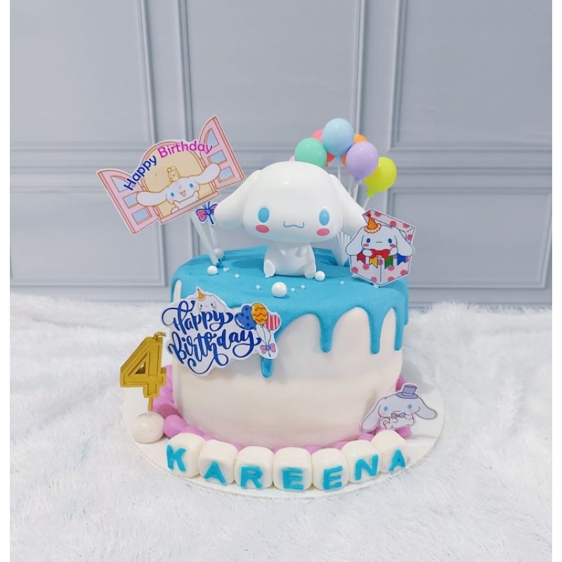 

kue ulang tahun cake Cinamonroll full fondant