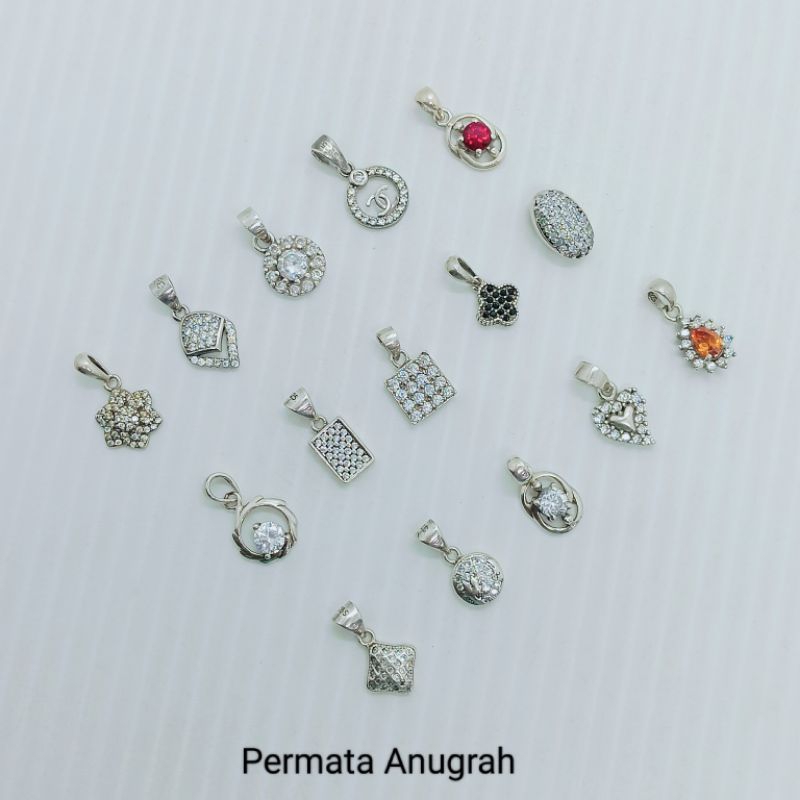 LIONTIN PERAK 925, LIONTIN/BUAH KALUNG WANITA VARIASI KECIL