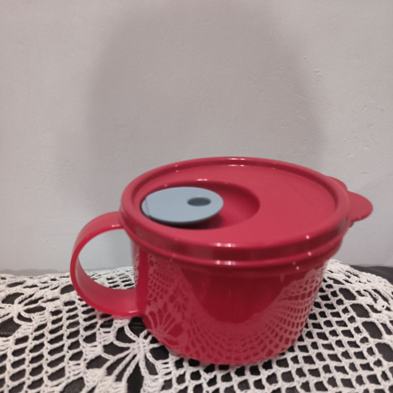 TUPPERWARE SOUP MUG (1) READY WARNA MERAH