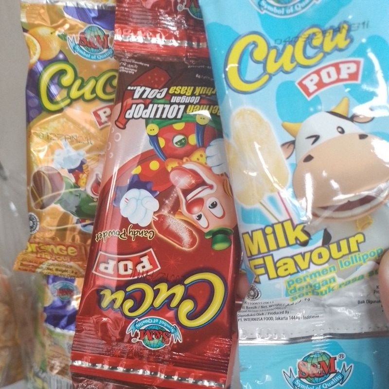 

permen lolli pop renteng di tambah serbuk rasa buah