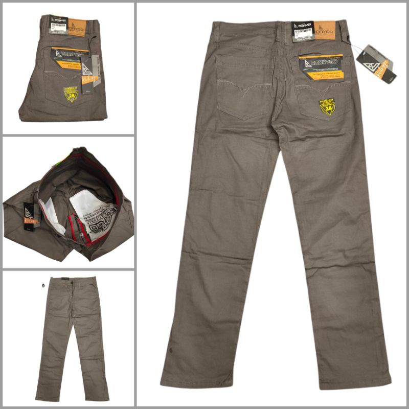 bestpromo rodrygo original celana chino pria panjang regular fit premium chinos cowok straight kaki