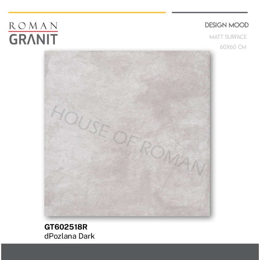 ROMAN GRANIT dPozlana Dark 60x60 GT602518R ROMAN GRANIT