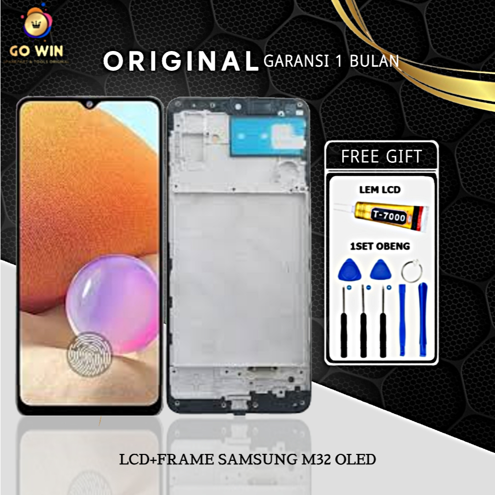ORIGINAL LCD + FRAME SAMSUNG  M32 OLED / M325 FULLSET TOUCHSCREEN