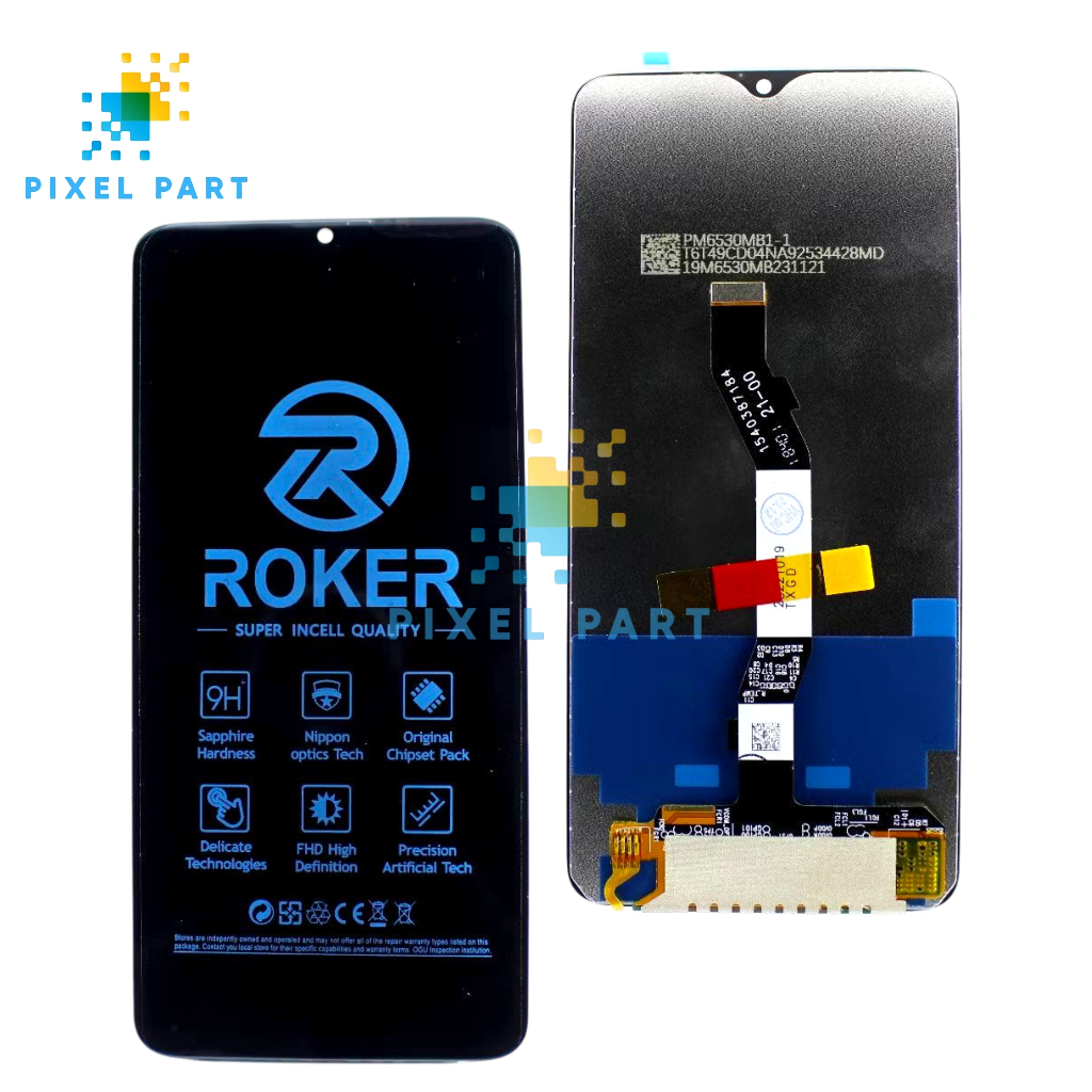ROKER - Lcd Untuk Xiaomi Redmi Note 8 Pro Oem 100% Original Fullset Cash On Delivery Cod
