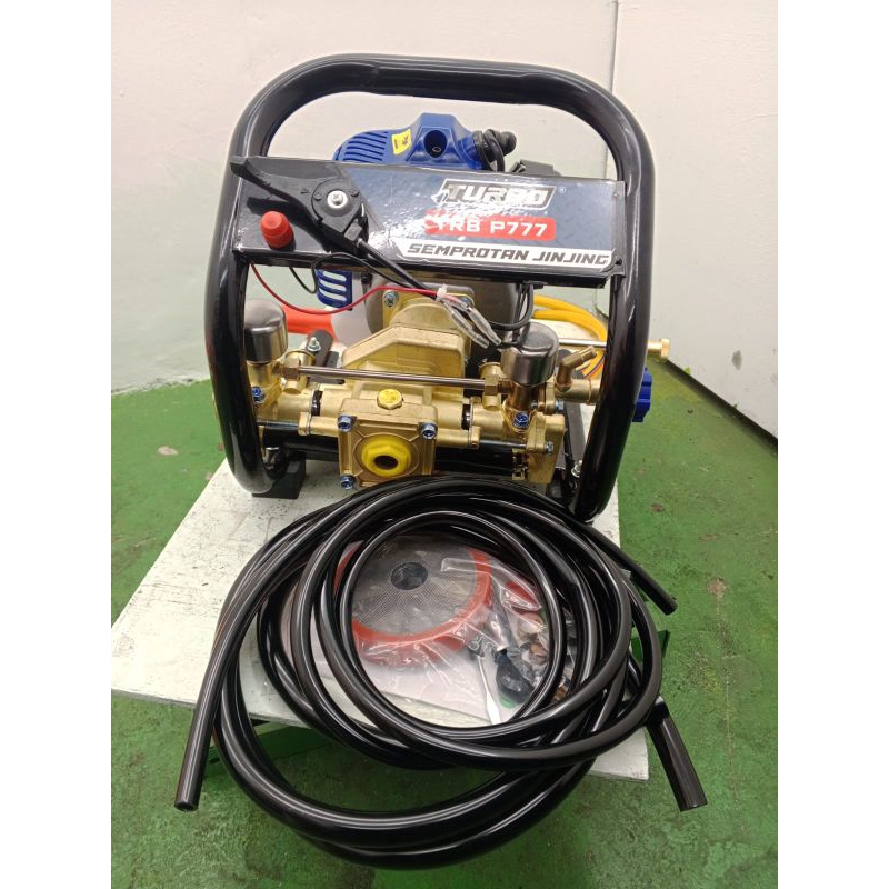 Mesin Semprot Portable 2 Tak 2 Chamber Trb777 Portable Sprayer Cuci Steam Motor Mobil Turbo