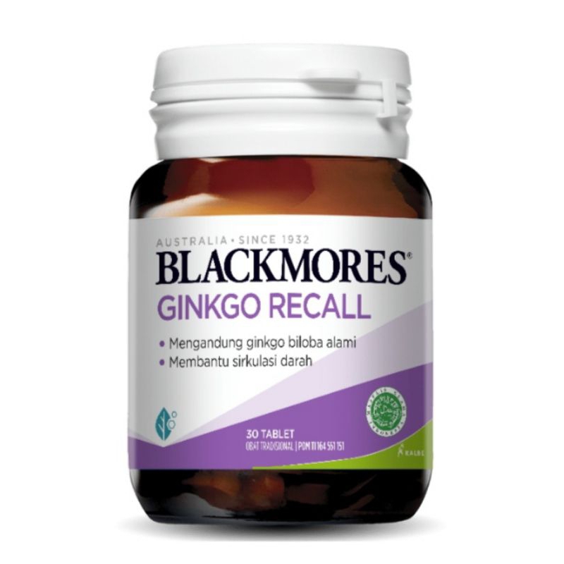BLACKMORES || Blackmores Ginkgo Recall (30)