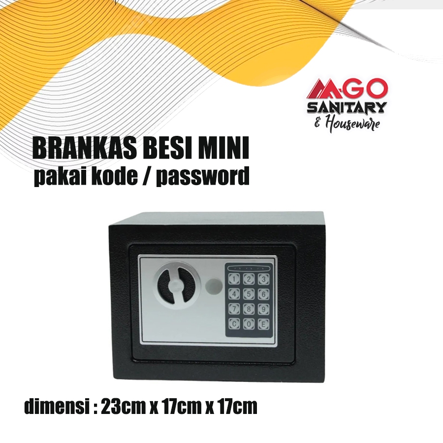 SAFETY BOX MINI/BRANKAS BESI MINI/BRANKAS UANG/BRANKAS PERHIASAN