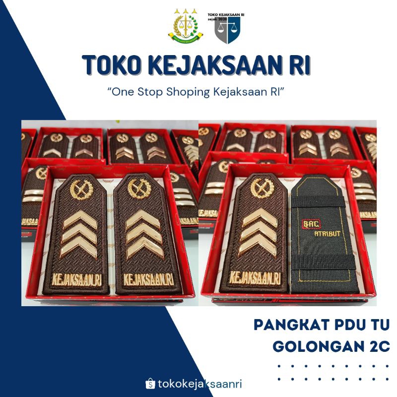 TOKO KEJAKSAAN RI - PANGKAT PDU PDUK PDUB KEJAKSAAN RI GOL 2C